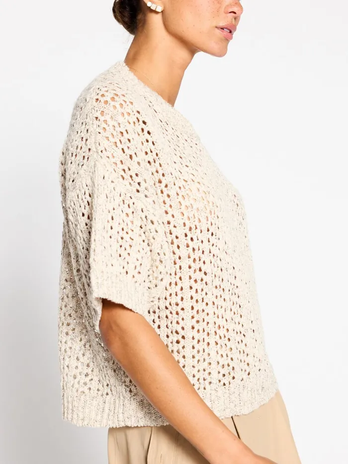 The Sila Pullover Larch Combo Women Brochu Walker Tops