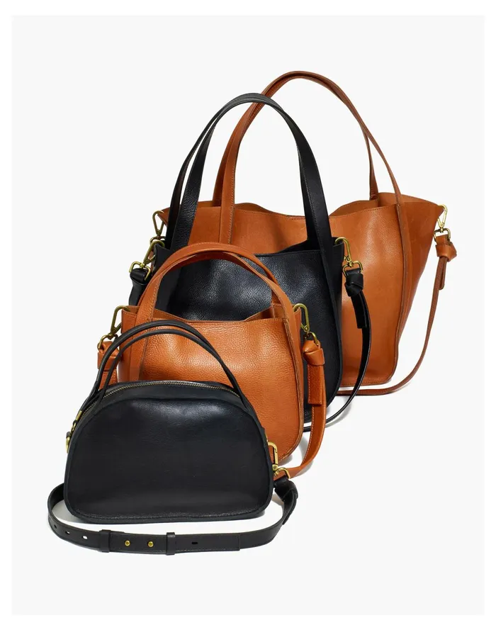 The Sydney Crossbody Bag Burnished Caramel Women Madewell Crossbody Bags