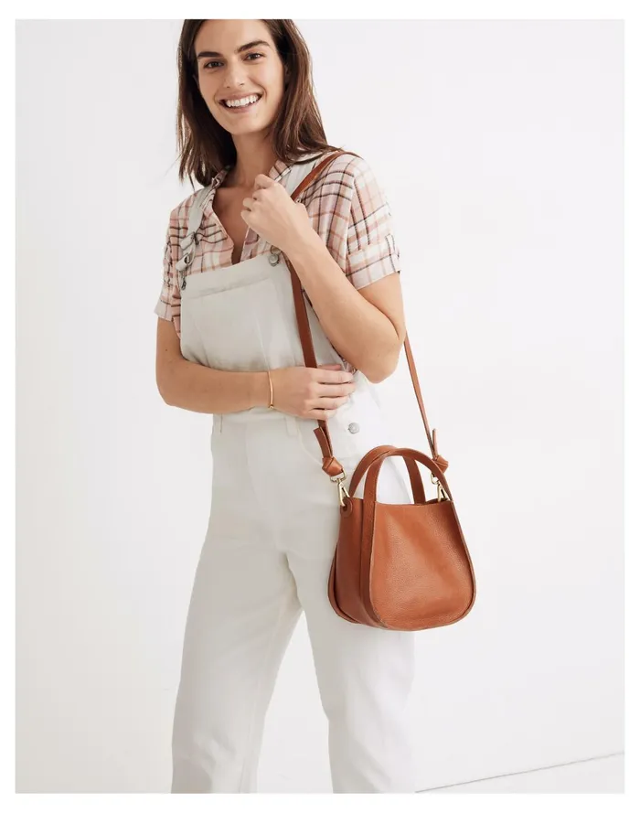 The Sydney Crossbody Bag Burnished Caramel Women Madewell Crossbody Bags