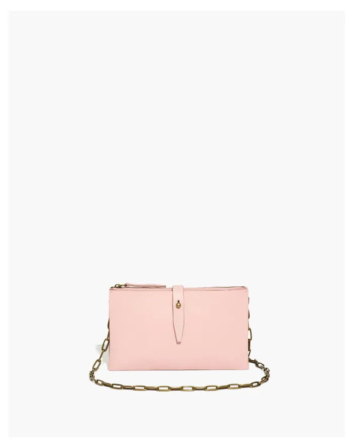 The Transport Accordion Crossbody Dusty Blush Women Madewell Crossbody Bags