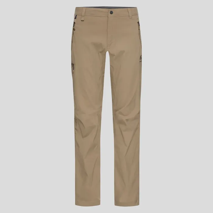 The Wedgemount Hiking Pants Lead Gray Men Odlo Pants and Tights