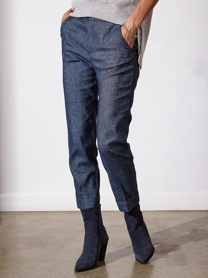 The Westport Indigo Pant Indigo Women Brochu Walker Bottoms