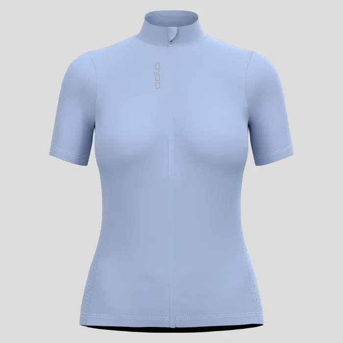 The Zeroweight Performance Wool 125 Cycling Jersey Blue Heron Melange Women Odlo TShirts and Polos The Zeroweight Performance Wool 125 Cycling Jersey Blue Heron Melange Women Odlo TShirts and Polos