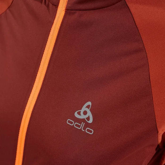 The Zeroweight Warm Hybrid Running Jacket Cinnabar 8211 Spiced Apple Women Odlo Jackets and Vests The Zeroweight Warm Hybrid Running Jacket Cinnabar 8211 Spiced Apple Women Odlo Jackets and Vests
