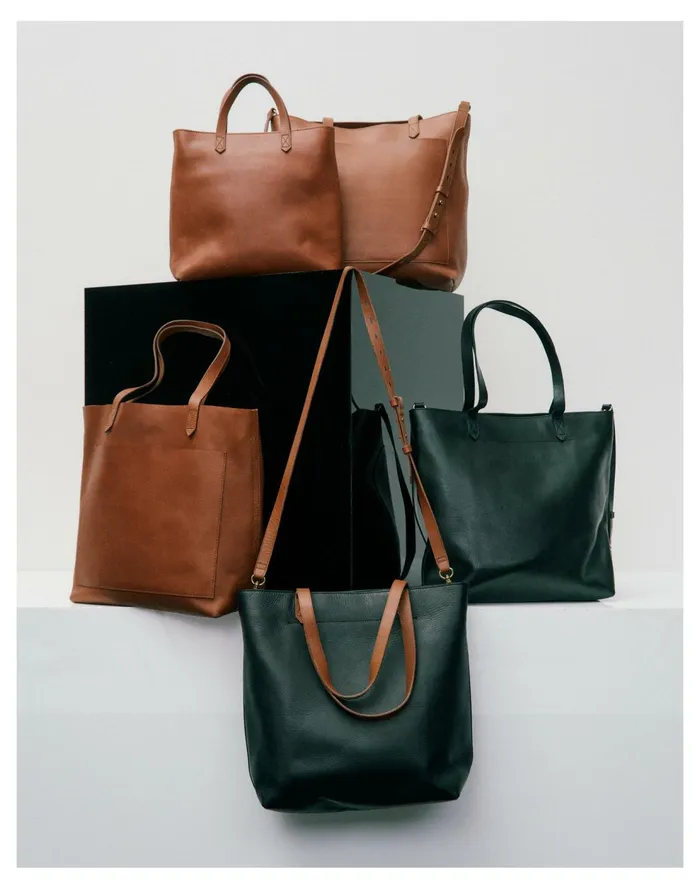 The Zip Top Medium Transport Tote True Black Women Madewell Bag Straps