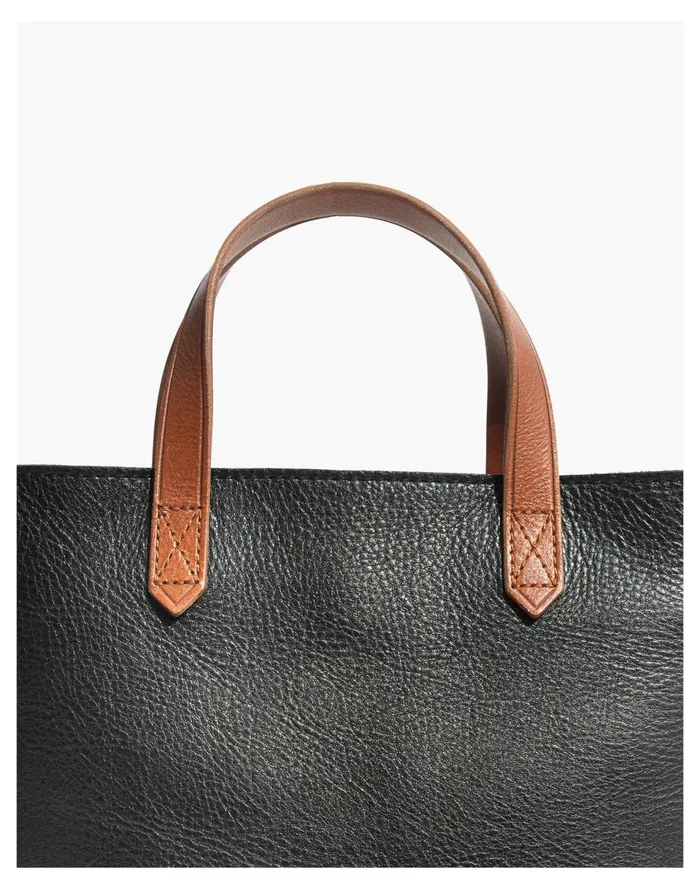 The Zip Top Transport Crossbody True Black Brown Women Madewell Bag Straps