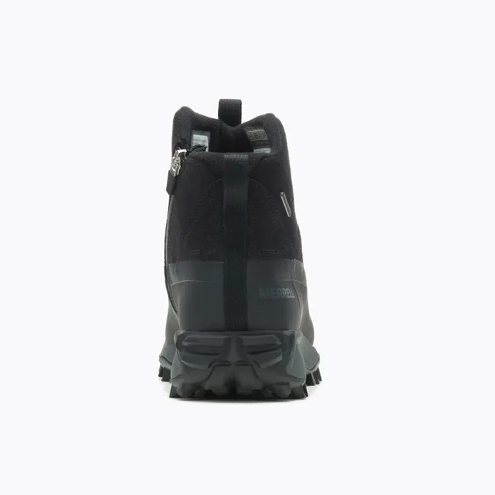 Thermo Snowdrift Zip Mid Shell Black Men Merrell Winter Boots