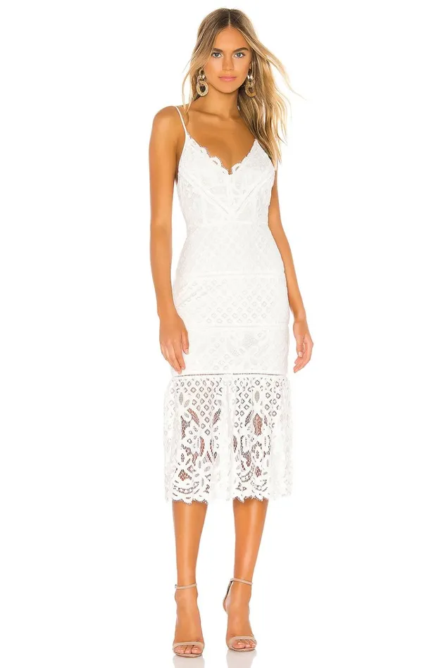 Tilly Midi Dress White Women Lovers Friends Dresses