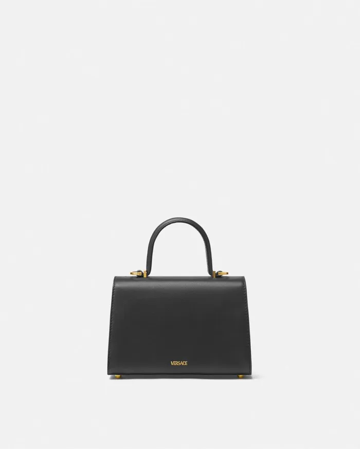 Top Handle Women Versace Medusa 03995 Small Handbag Blackgold