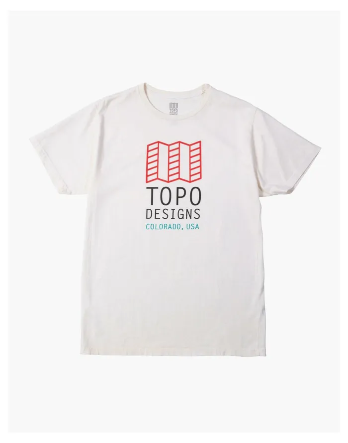 Topo Designs Original Logo Tee M Natural Men Madewell Tees
