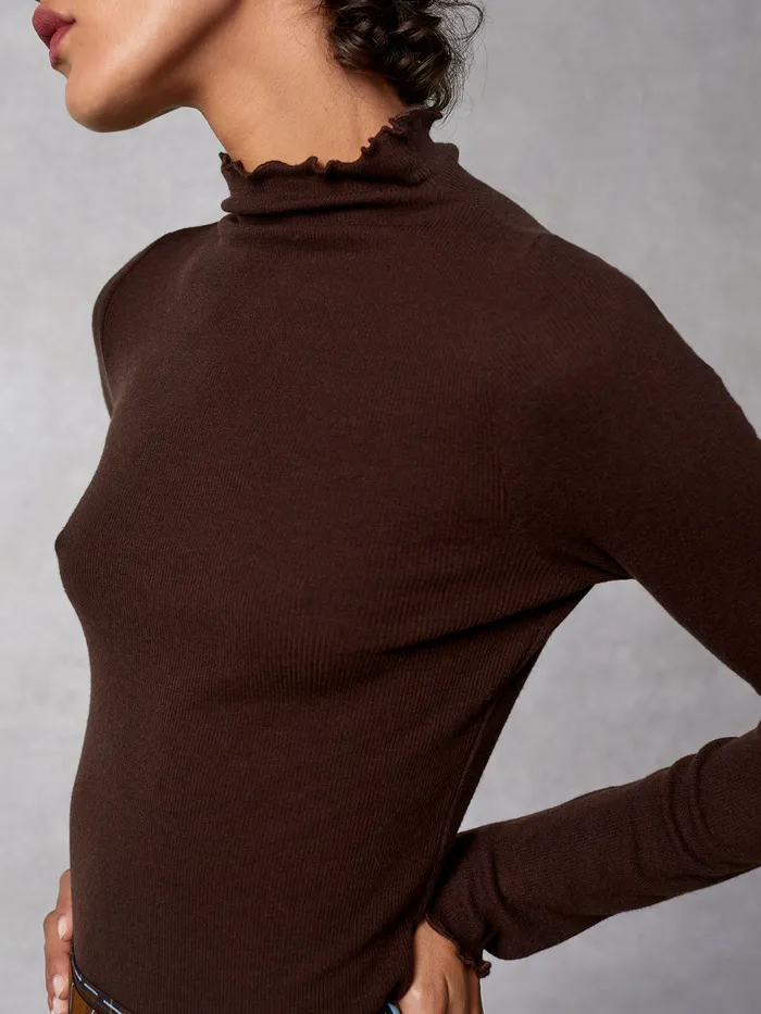 Tops Rouje Women Galina Sweater Marron