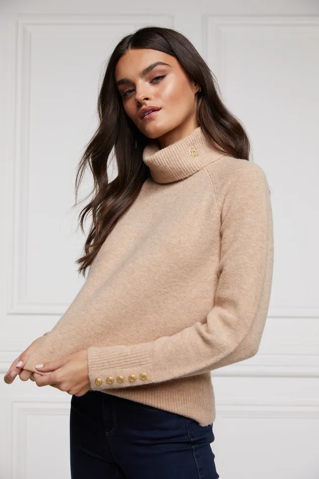 Tori Knit Light Camel Women Holland Cooper Knitwear