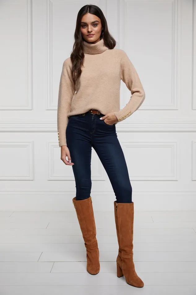 Tori Knit Light Camel Women Holland Cooper Knitwear
