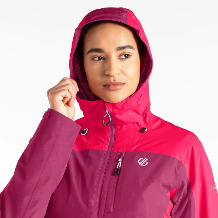 Torrek Mountain Waterproof Jacket Berry Neon Pink Women Dare 2b Waterproof Jackets