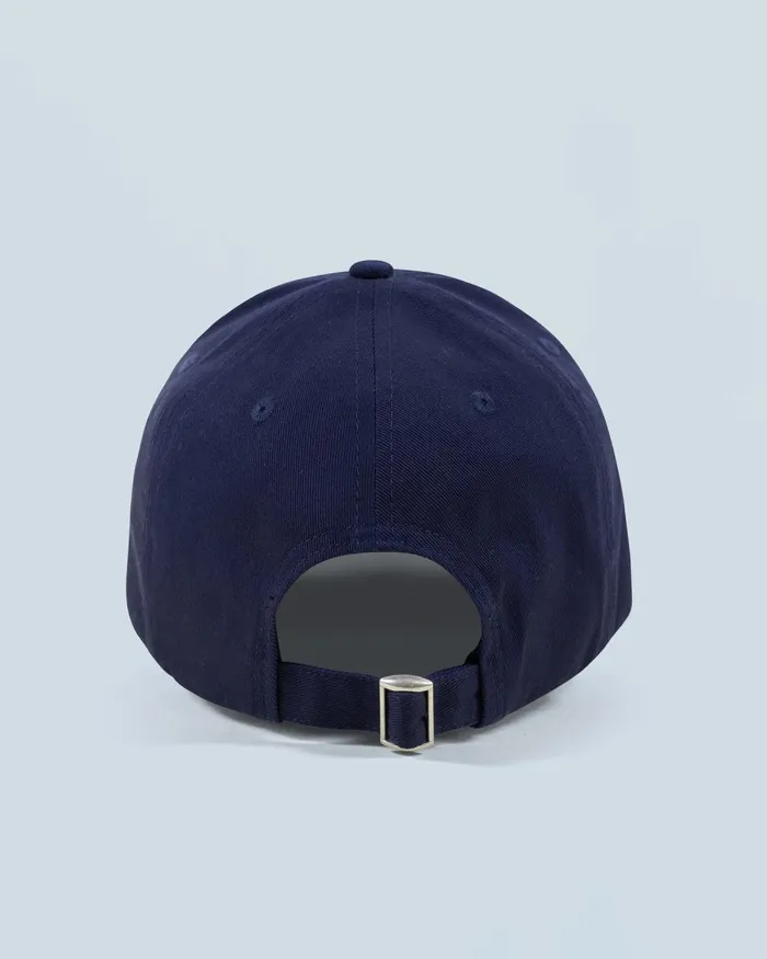 Tote Bags From Future Embroidered Heart Curved Visor Cap Navy
