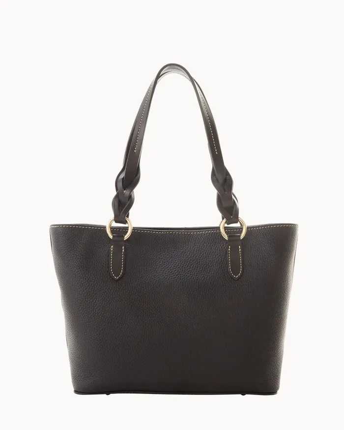 Totes Women Dooney and Bourke Pebble Grain Small Gretchen Tote Black Black