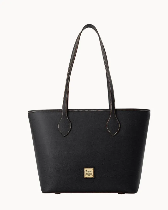 Totes Women Dooney and Bourke Saffiano Tote Black