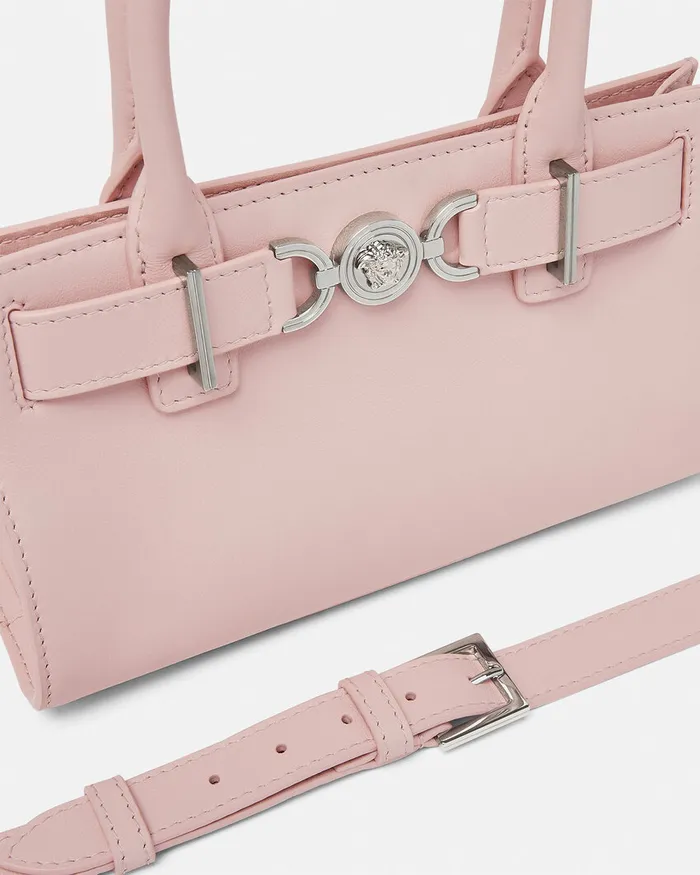 Totes Women Versace Medusa 03995 Small Tote Bag Light Pink