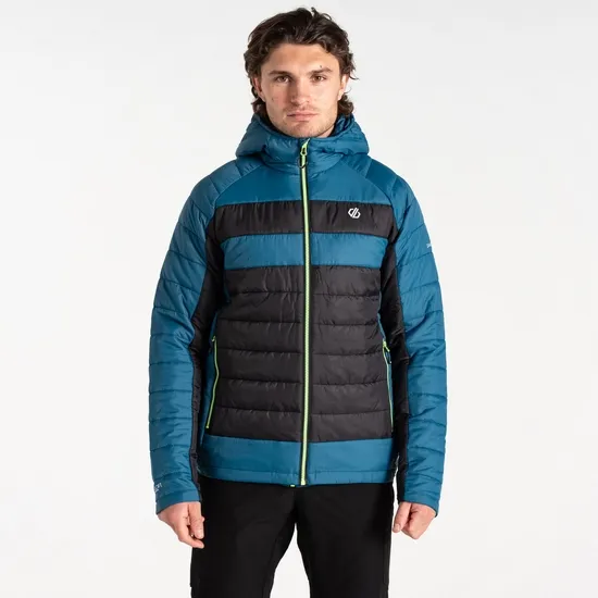 Touring II Baffled Jacket Kingfisher Blue Black Men Dare 2b Insulated Jackets