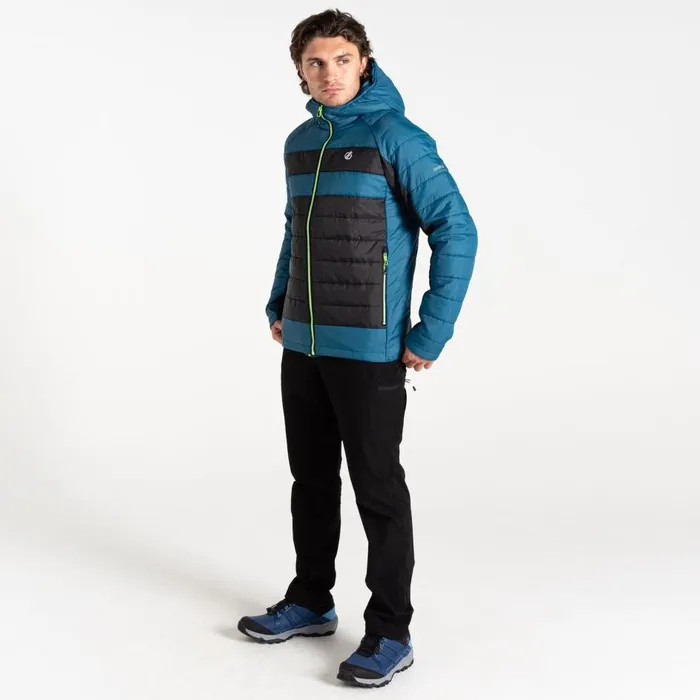 Touring II Baffled Jacket Kingfisher Blue Black Men Dare 2b Insulated Jackets