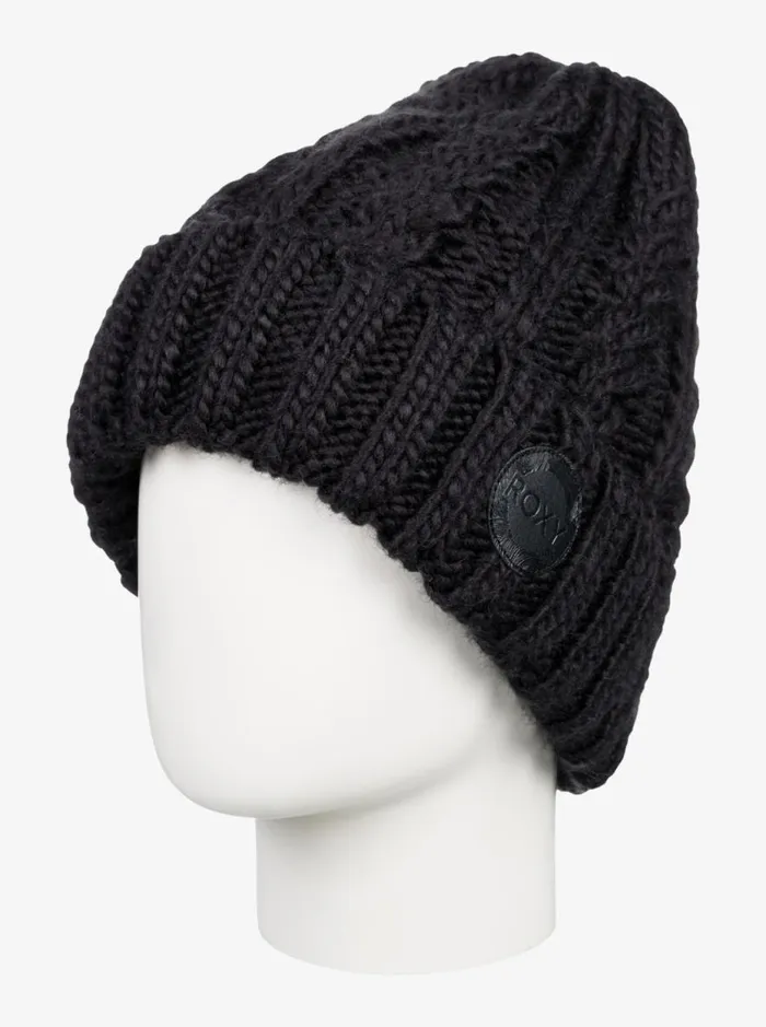Tram 8211 Beanie True Black Women Roxy Beanies