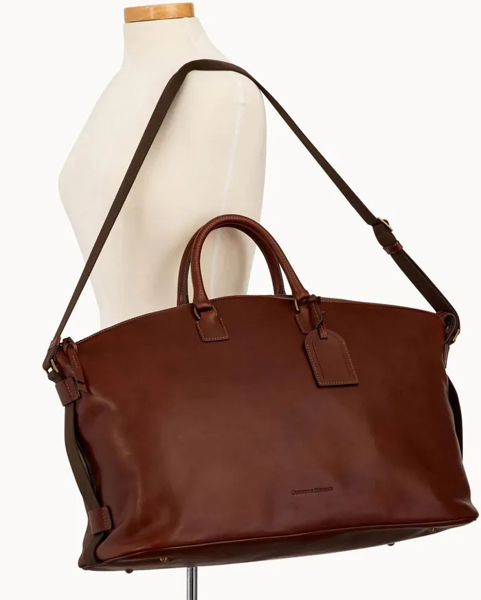 Travel Women Dooney and Bourke Florentine Weekender Chestnut Travel Women Dooney and Bourke Florentine Weekender Chestnut
