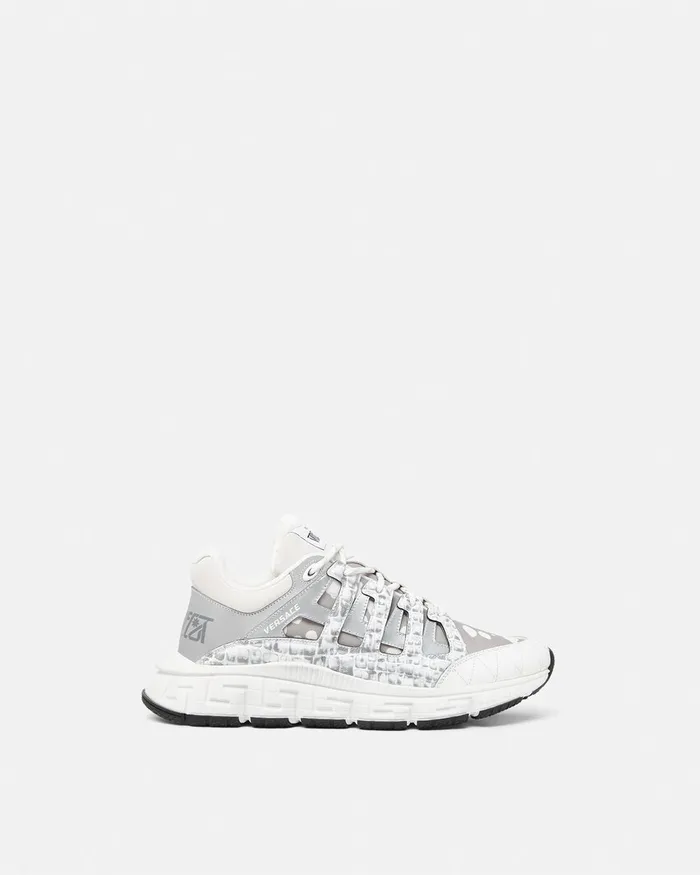 Trigreca Men Versace Trigreca Sneakers Whitesilver