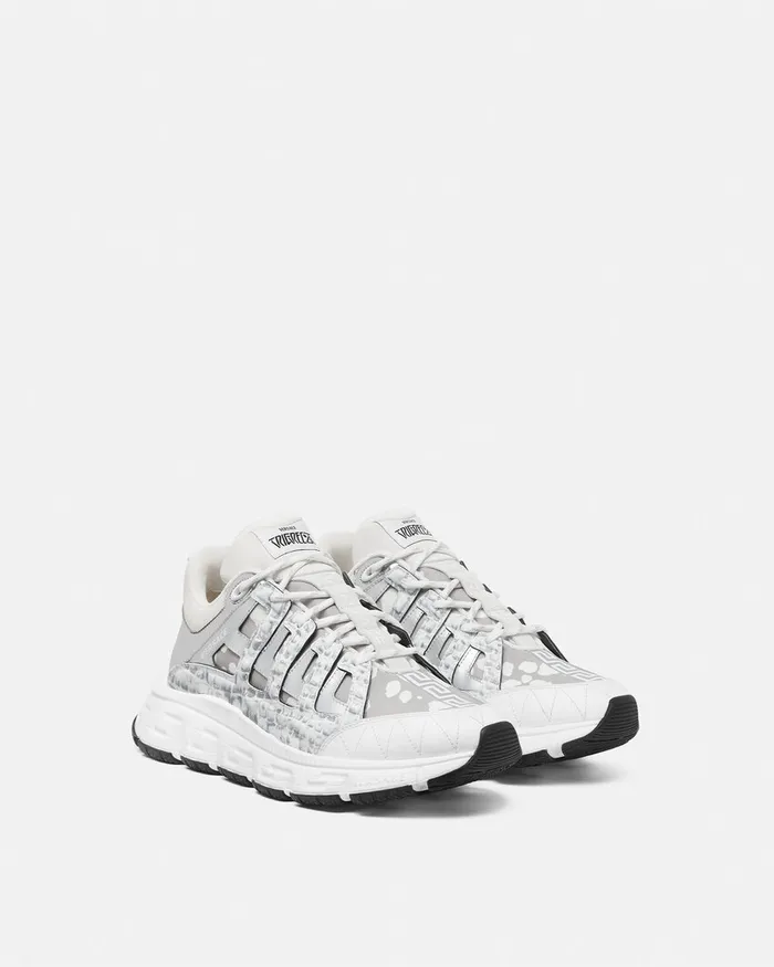 Trigreca Men Versace Trigreca Sneakers Whitesilver