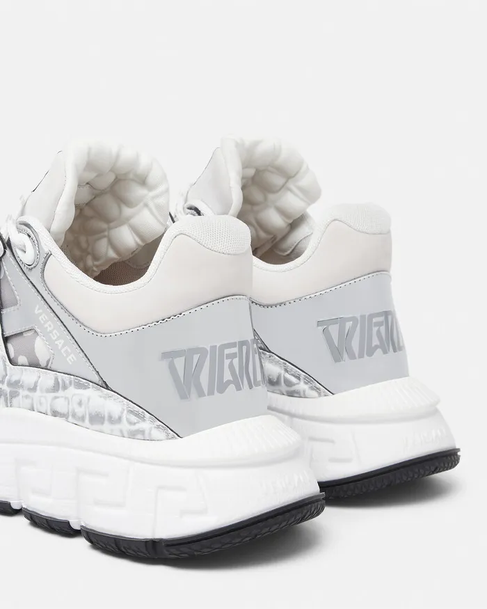 Trigreca Men Versace Trigreca Sneakers Whitesilver