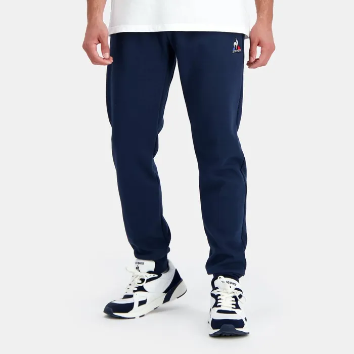 Trousers And Joggers Men Le Coq Sportif Essentiels Trousers Regular Dress Blues