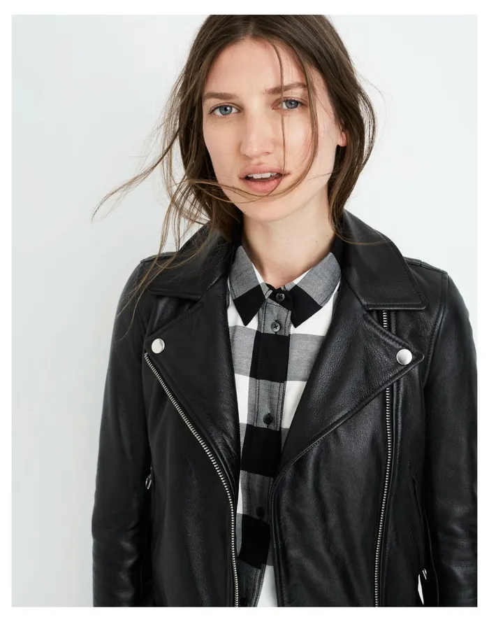 Ultimate Leather Motorcycle Jacket True Black Women Madewell Jackets Ultimate Leather Motorcycle Jacket True Black Women Madewell Jackets