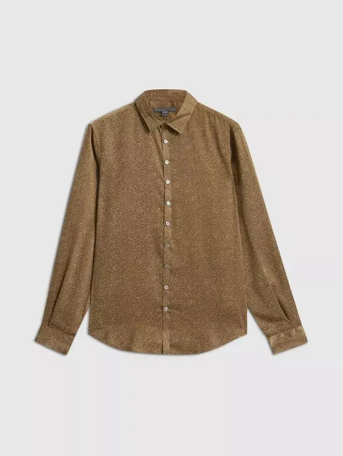 Unisex BUCKS SHIRT Flax Heather John Varvatos Shirts