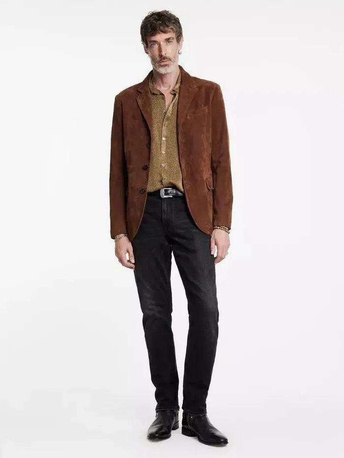 Unisex BUCKS SHIRT Flax Heather John Varvatos Shirts