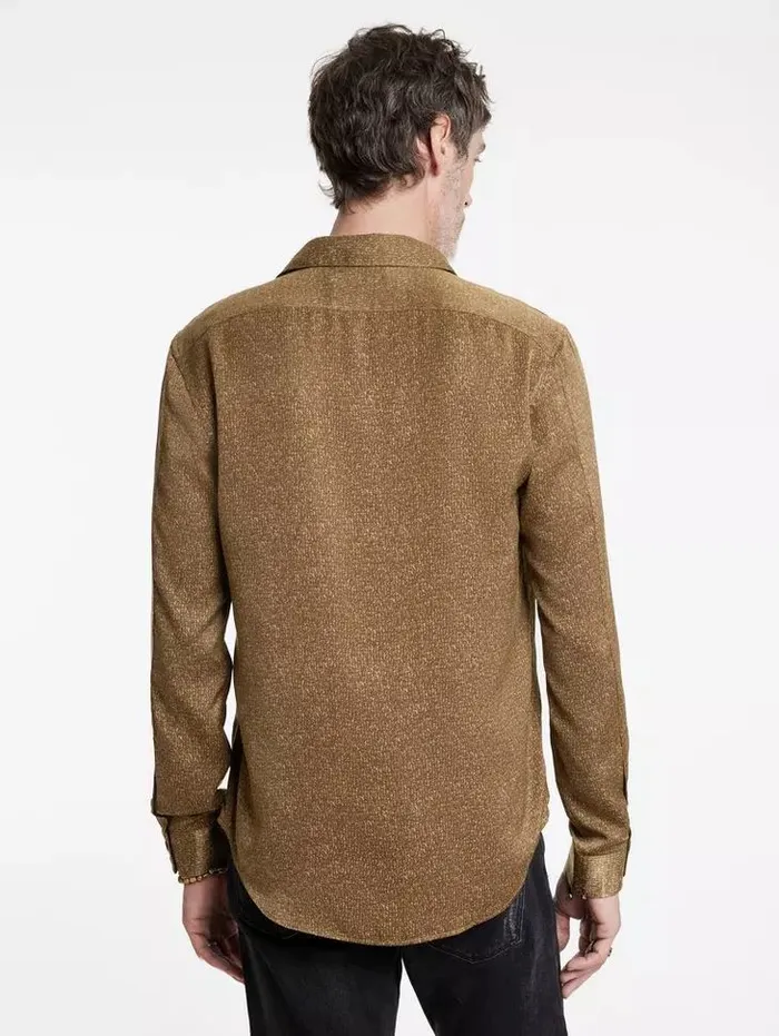 Unisex BUCKS SHIRT Flax Heather John Varvatos Shirts