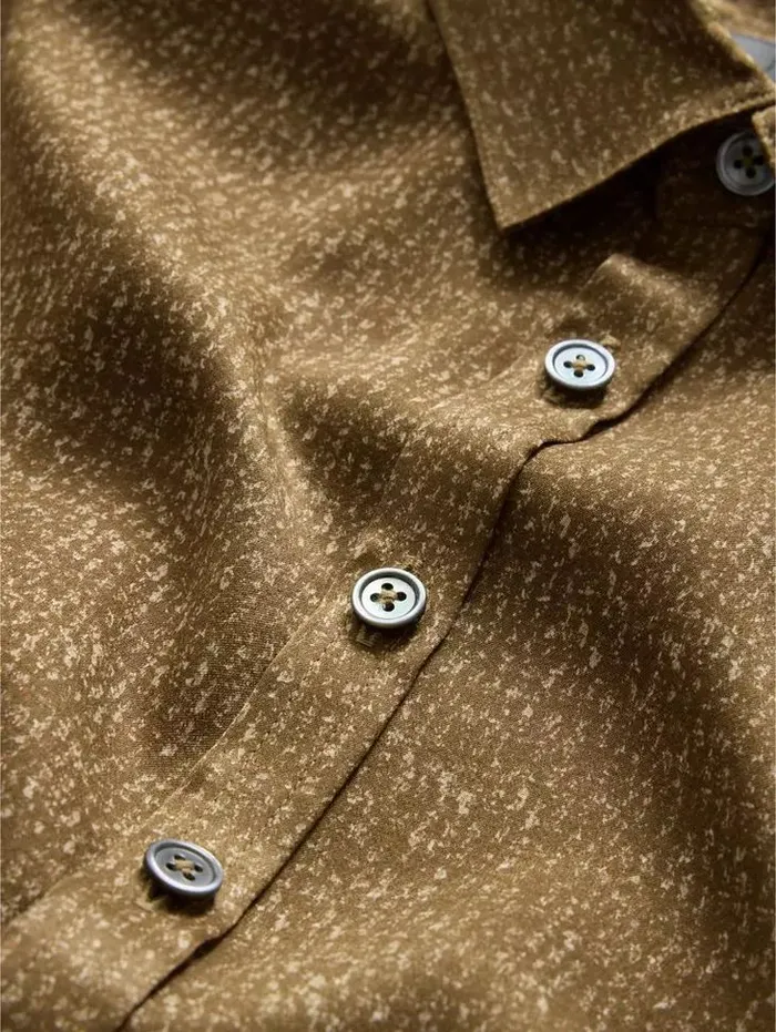 Unisex BUCKS SHIRT Flax Heather John Varvatos Shirts