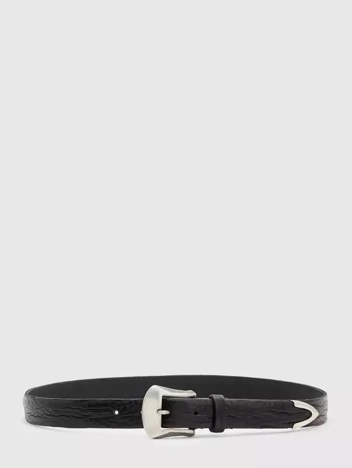 Unisex HOUSTON BELT Black John Varvatos Leather Belts
