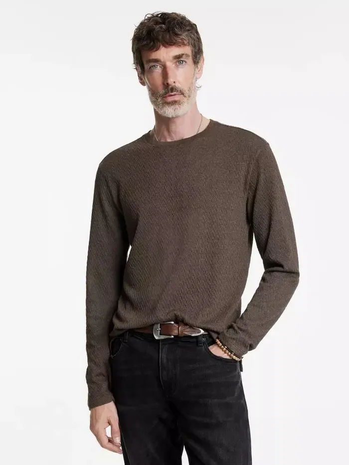 Unisex KARL CREW Chocolate John Varvatos T Shirts
