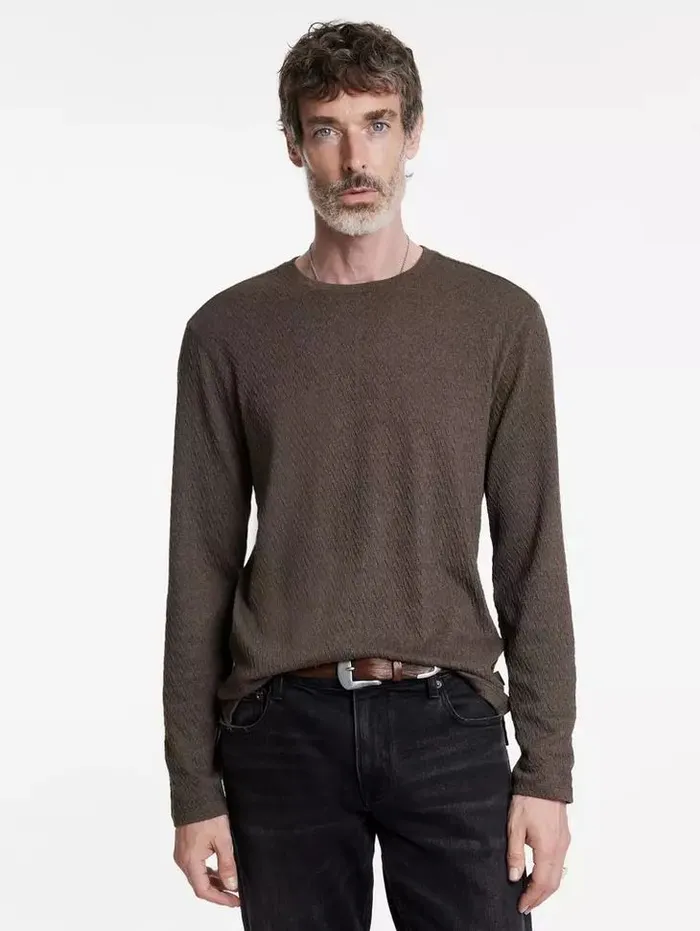 Unisex KARL CREW Chocolate John Varvatos T Shirts