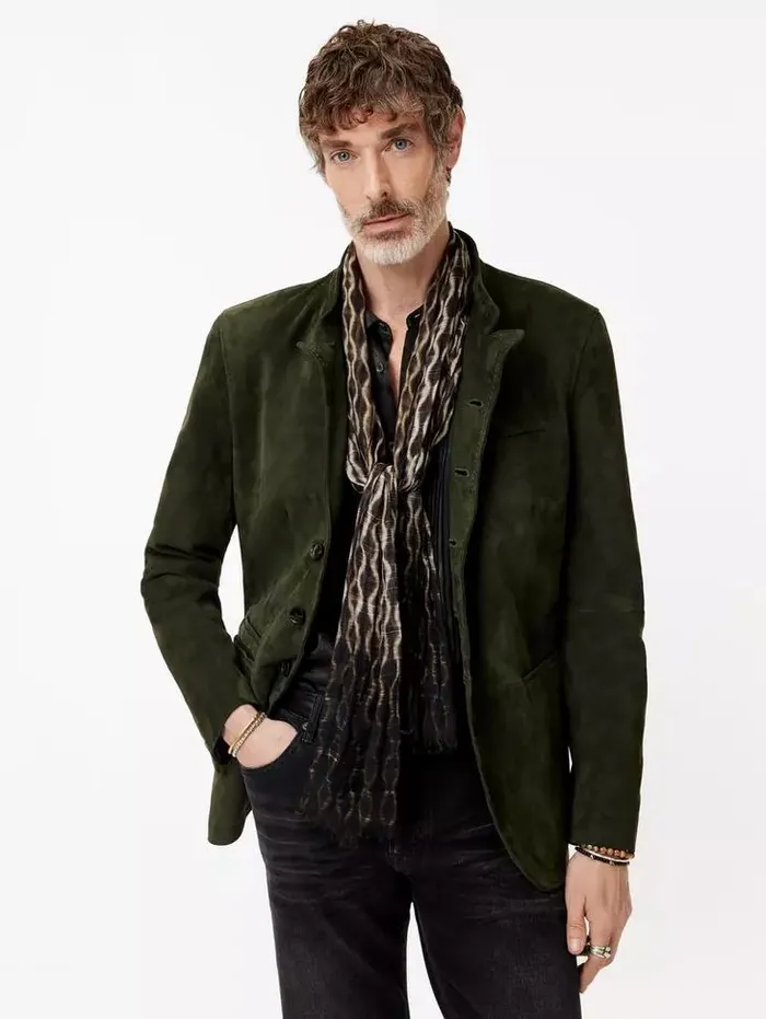 Unisex KAYA SCARF Hazelnut John Varvatos Scarves and Ties