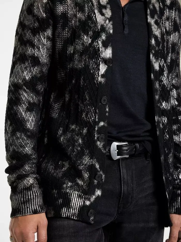 Unisex NAPLES CARDIGAN Black John Varvatos Sweaters