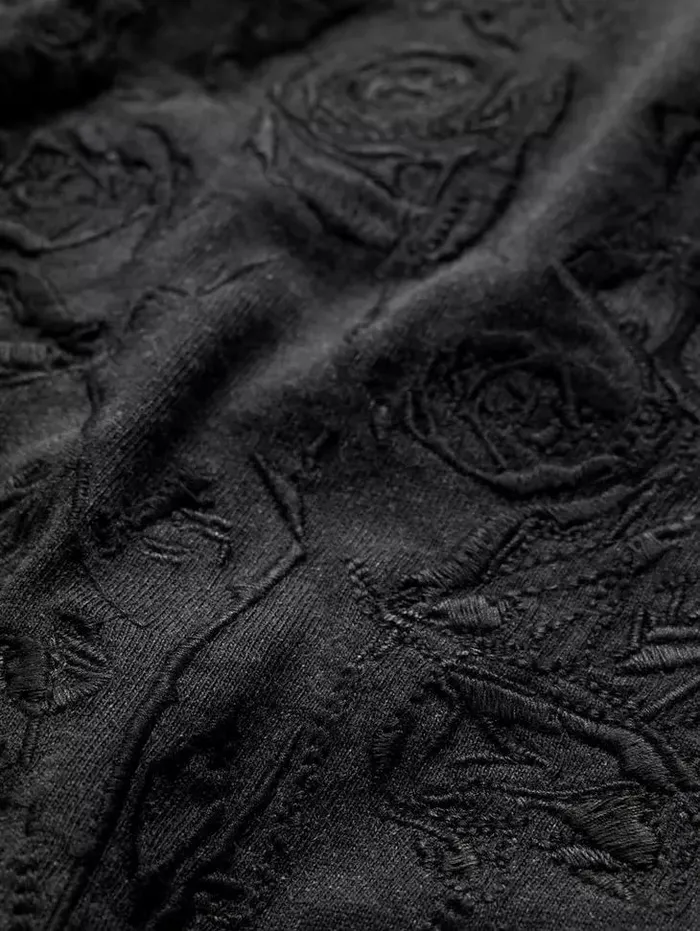 Unisex ROSES TEE Black John Varvatos Graphic Tees