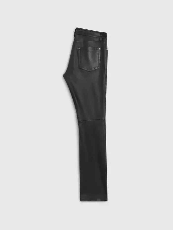 Unisex THE ROCKER LEATHER PANTS Black John Varvatos Pants