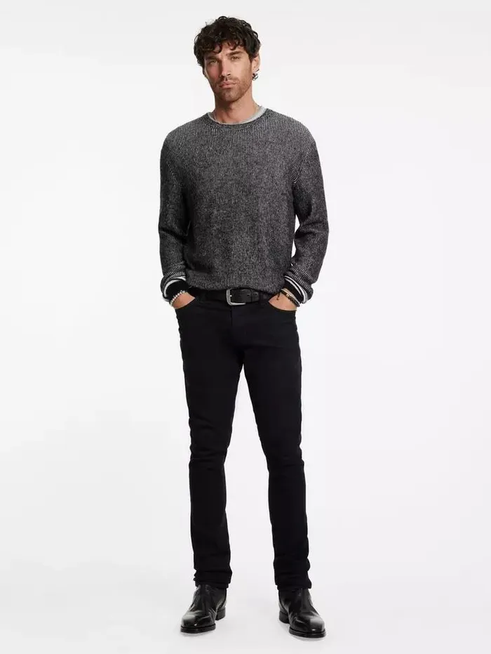 Unisex TOMAR CREW Blackwhite John Varvatos Sweaters