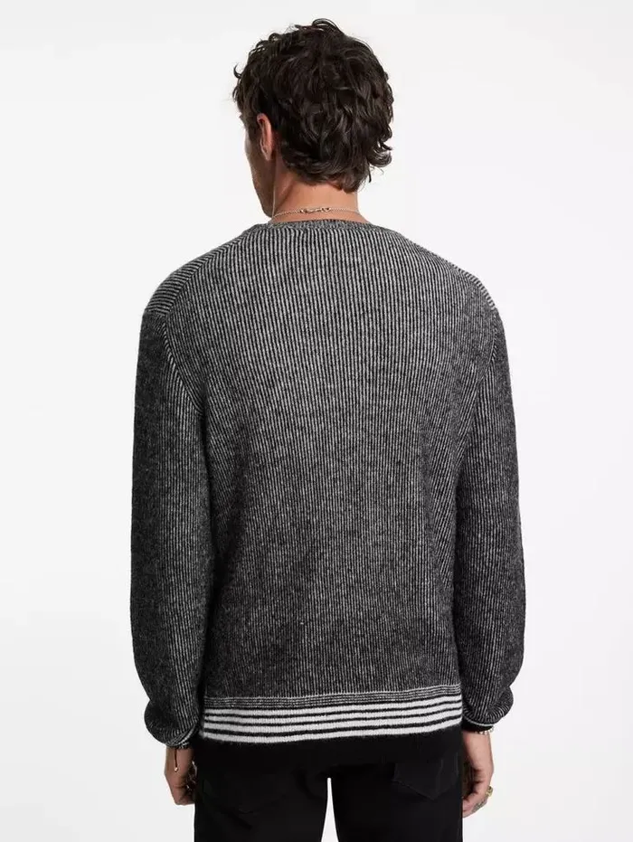 Unisex TOMAR CREW Blackwhite John Varvatos Sweaters