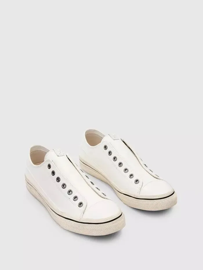 Unisex VULC LACELESS LOW TOP White John Varvatos Featured