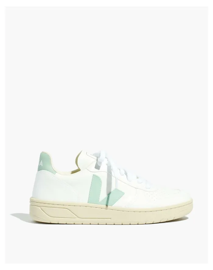 Veja Vegan Leather V 10 Sneakers In White Matcha White Matcha Women Madewell Sneakers Veja Vegan Leather V 10 Sneakers In White Matcha White Matcha Women Madewell Sneakers