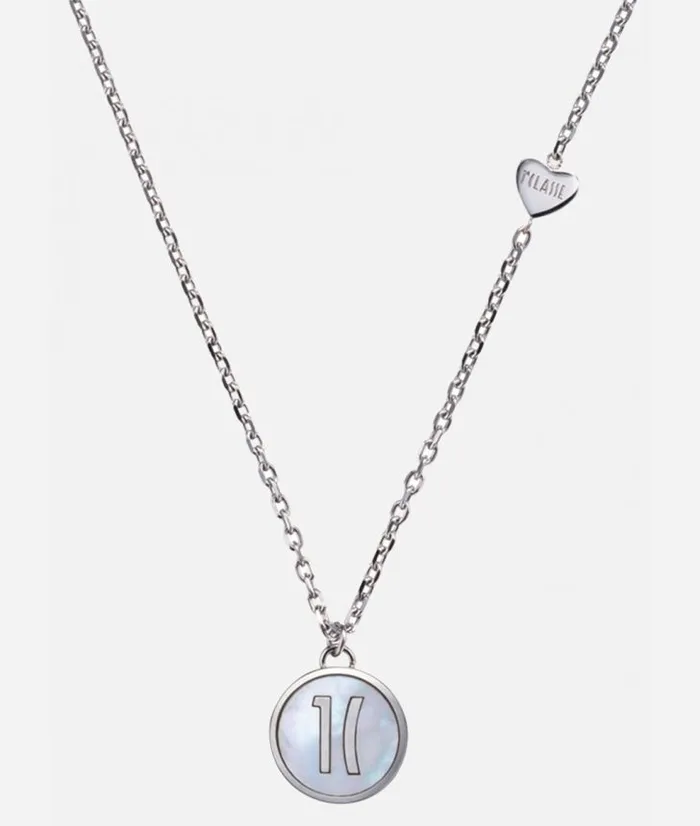 Via Condotti Necklace With Nacre Pendant Silver Woman Alviero Martini Jewelry