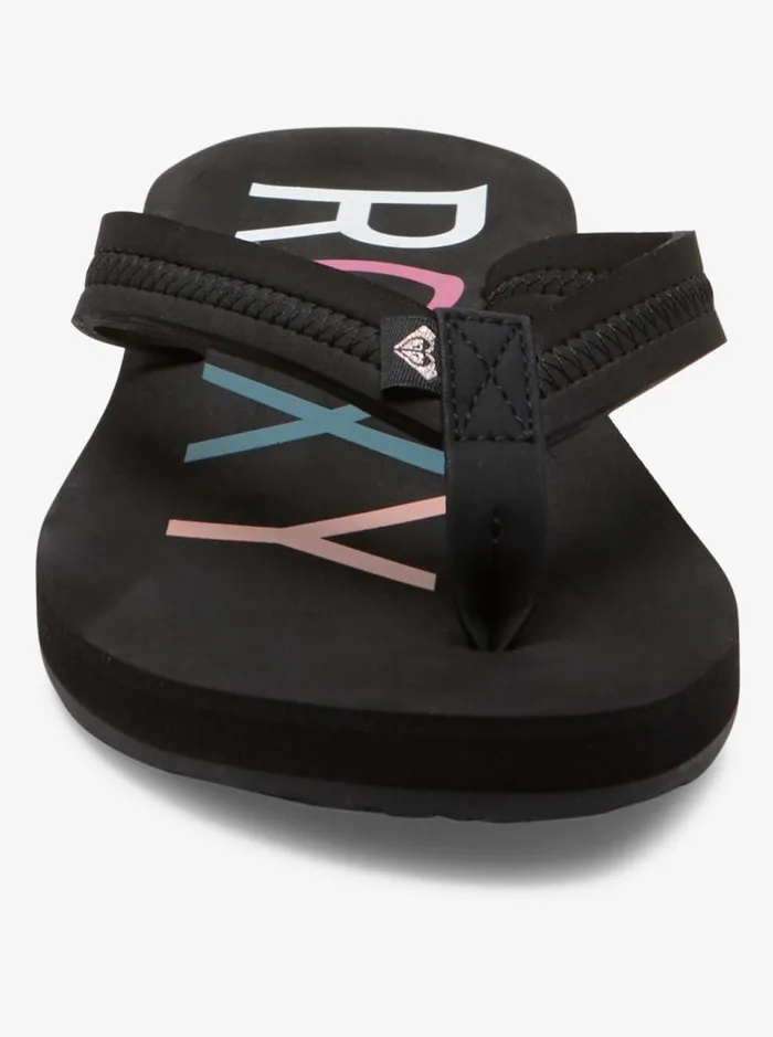 Vista 8211 Beach FlipFlops Black Women Roxy Shoes