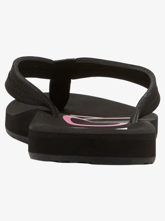 Vista 8211 Beach FlipFlops Black Women Roxy Shoes