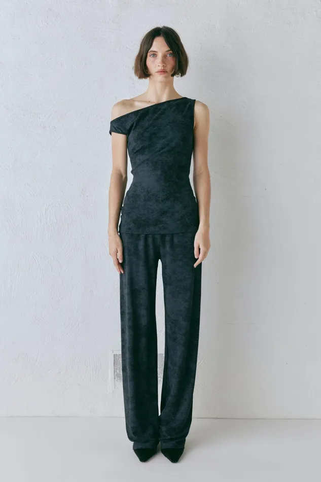 VRG GRL Sets Women Kemi Pants Black